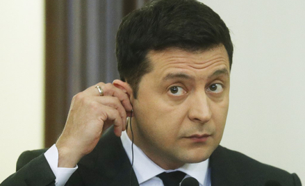 Prezydent Ukrainy Wołodymyr Zełenski