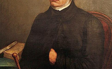 Portret Adama Mickiewicza według fotografii Szweycera, J.I. Dutkiewicz, olej na płótnie, 1899 r.