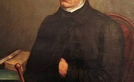 Portret Adama Mickiewicza według fotografii Szweycera, J.I. Dutkiewicz, olej na płótnie, 1899 r.