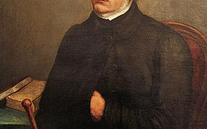Portret Adama Mickiewicza według fotografii Szweycera, J.I. Dutkiewicz, olej na płótnie, 1899 r.