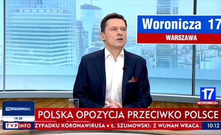 Protest posła ws. paska w TVP Info. „To jest jednak idiotyczne”