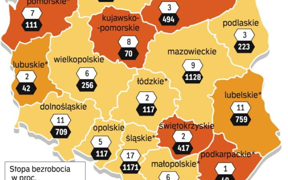 NajwiĘcej zwolniĄ firmy na ŚLĄsku i mazowszu. W województwach śląskim oraz mazowieckim stopa bezrobo