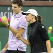 Iga Świątek i Hubert Hurkacz pobyt w USA zaczęli od charytatywnej rywalizacji w mikście