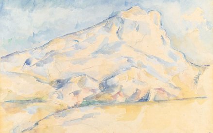 Paul Cezanne, "Montagne Sainte Victoire", 1900-1902