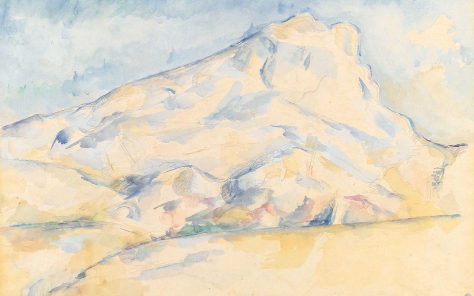 Paul Cezanne, "Montagne Sainte Victoire", 1900-1902