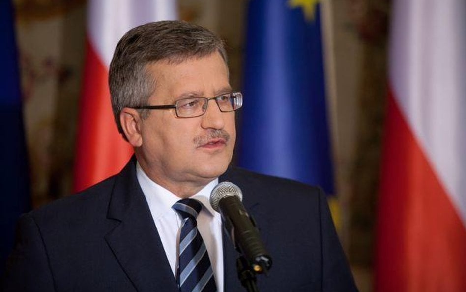 Prezydent Bronisław Komorowski
