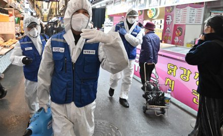 Niemal połowa chorych w Korei Płd. to członkowie sekty