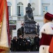 Protest studentów UW podczas spotkania rektorów polskich szkół wyższych i środowiska akademickiego; 