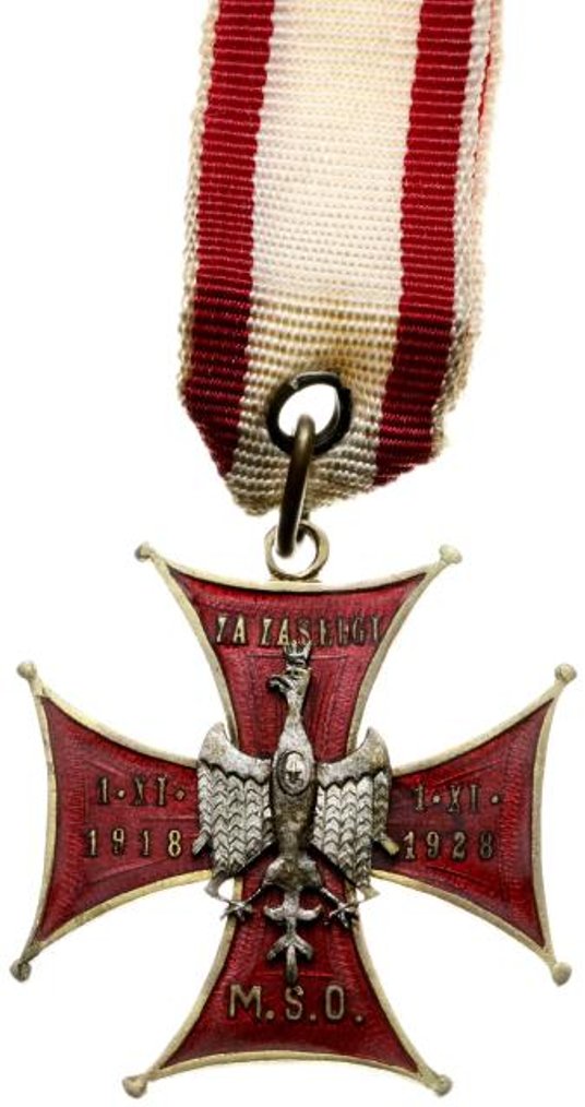 Na 1 tys. zł wyceniono Krzyż Lwowski z 1928 roku.