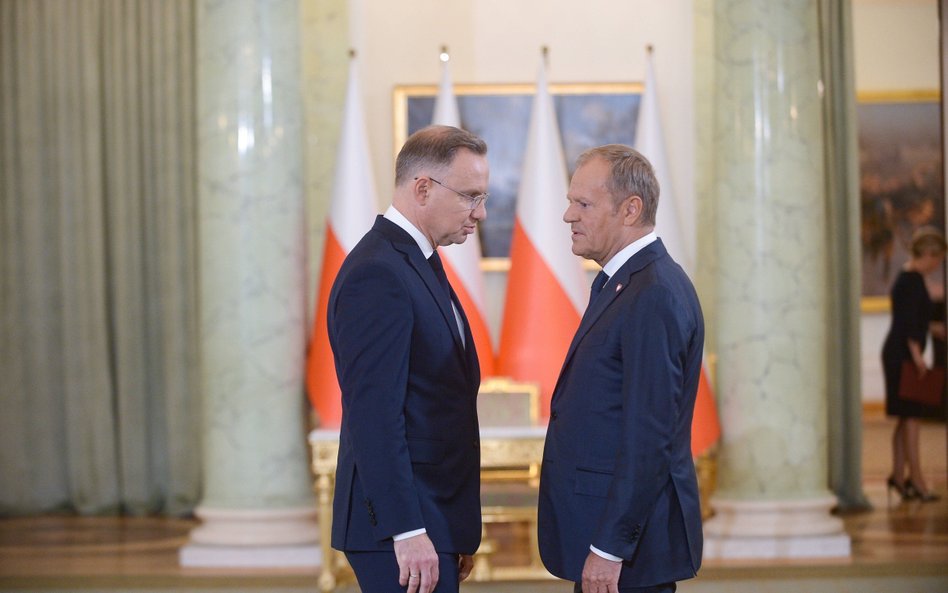 Andrzej Duda i Donald Tusk