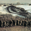 Kolumna jeńców sowieckich, zima 1941 r.