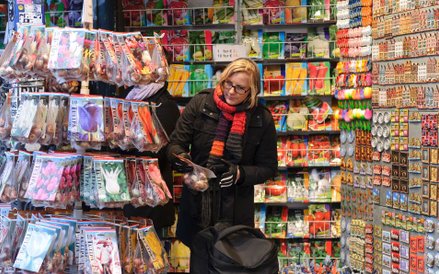 Bloemenmarkt w Amsterdamie