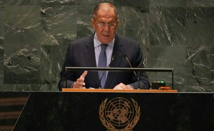 Minister spraw zagranicznych Rosji Siergiej Ławrow przemówił na forum ONZ