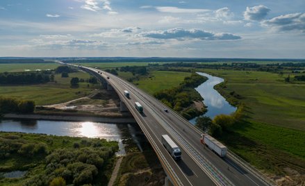 Polski odcinek Via Baltica ma około 310 km długości