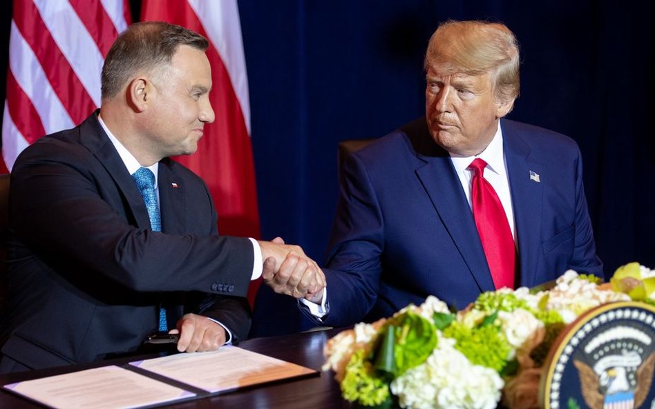 Duda: Trump? Mam z nim rzeczywiście sympatyczną relację