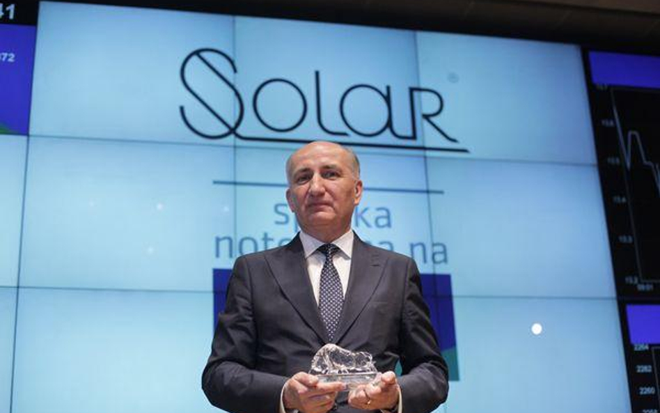 Stanisław Bogacki, prezes spółki Solar