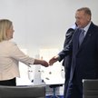 Magdalena Andersson, premier Szwecji i prezydent Turcji Recep Tayyip Erdogan