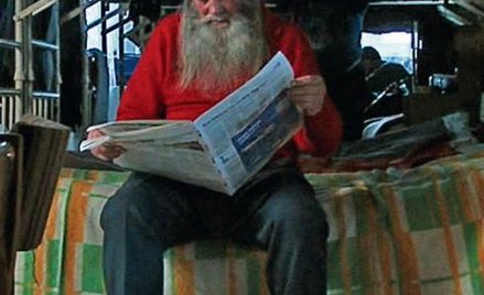 Święty Mikołaj ze schroniska dla bezdomnych