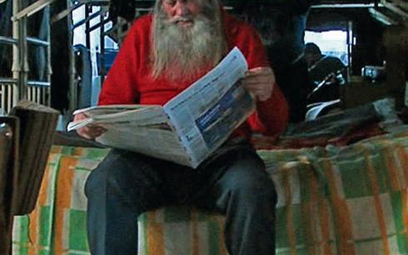 Święty Mikołaj ze schroniska dla bezdomnych