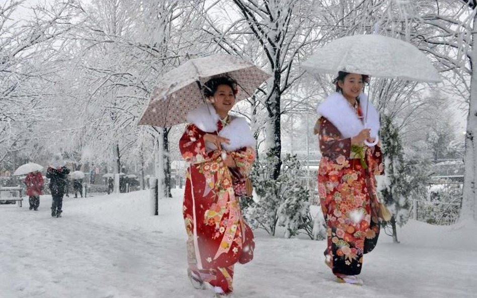 Tokio pod śniegiem