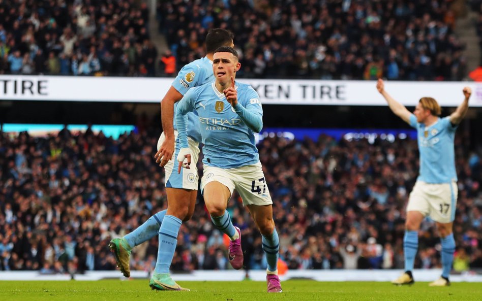 W derbach Manchesteru Phil Foden zapewnił City zwycięstwo nad United