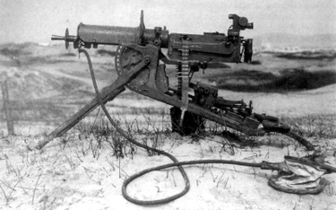 Niemiecki karabin maszynowy MG-08 (domena publiczna)