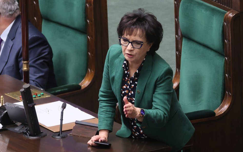 Senatorowie skarżą się, że marszałek Sejmu Elżbieta Witek blokuje ich incjatywy ustawodawcze