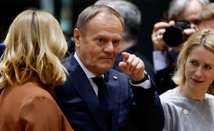 Premier Donald Tusk, premier Łotwy Evika Silina, wysoki przedstawiciel UE ds. zagranicznych i polity