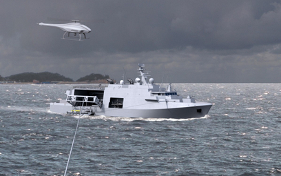 Wizja przyszłych belgijsko-holenderskich okrętów przeciwminowych. Rys./ Naval Group.