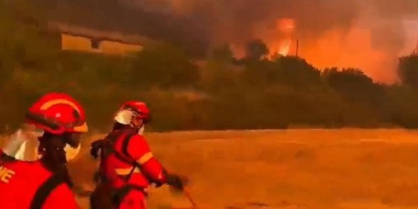 Pożar lasów w Aragonii: 7600 ha spłonęło, walka potrwa kilka dni
