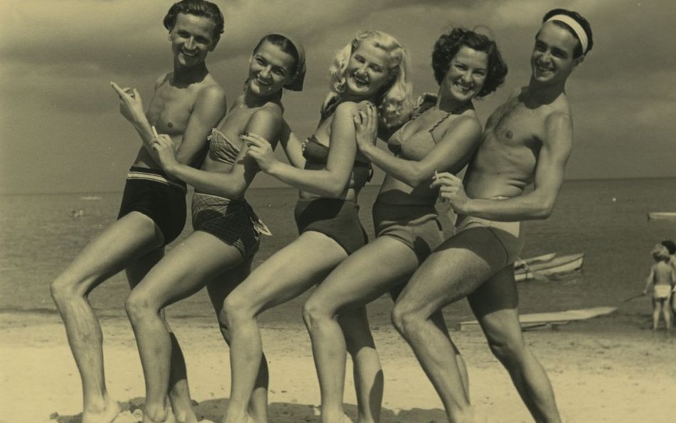 Stefan Arczyński (po lewej) z żoną. Fot. Zbiory Stefana Arczyńskiego / AHM DSH i OK