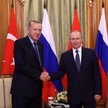 Prezydenci Turcji i Rosji, Recep Tayyip Erdogan i Władimir Putin, fotografia z 5 sierpnia