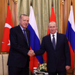 Prezydenci Turcji i Rosji, Recep Tayyip Erdogan i Władimir Putin, fotografia z 5 sierpnia