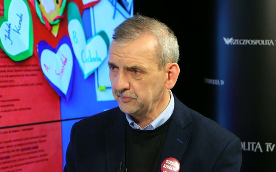 Broniarz: Moje zarobki są tylko i wyłącznie wewnętrzną sprawą ZNP