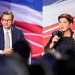 Premier Mateusz Morawiecki i europosłanka PiS Beata Szydło