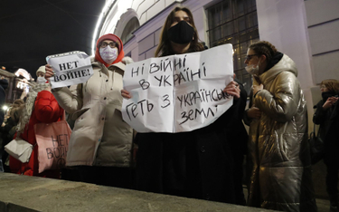 Antywojenny protest w Sankt Petersburgu