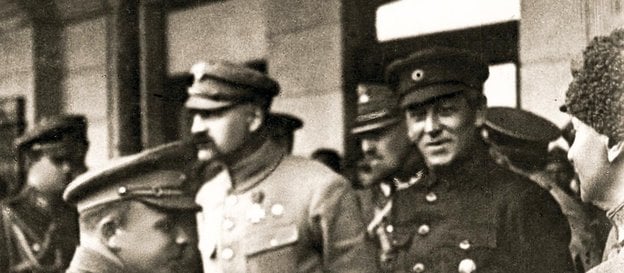 Józef Piłsudski i Symon Petlura w Winnicy w 1920 roku