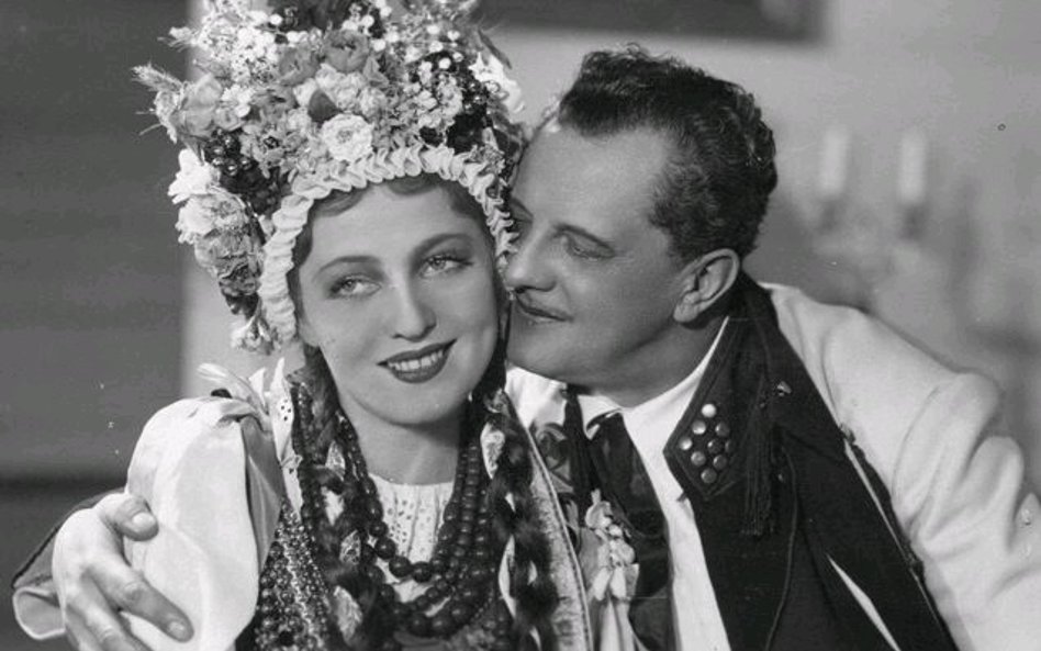 Maria Malicka i Jerzy Leszczyński (Państwo Młodzi), 1932