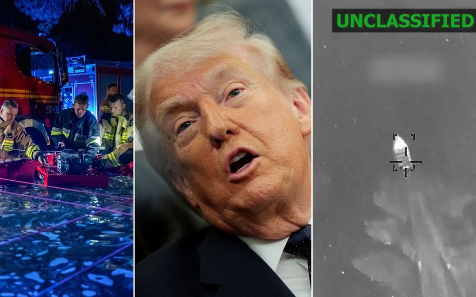 Strażacy całą noc walczyli z pożarem na Lubelszczyźnie; Donald Trump zawiesił operację USA w cieśnin