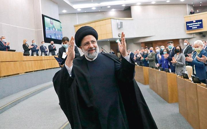 Irański prezydent Ebrahim Raisi w rosyjskim parlamencie