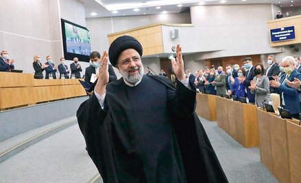 Irański prezydent Ebrahim Raisi w rosyjskim parlamencie