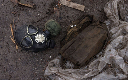 Maska gazowa rosyjskiego żołnierza