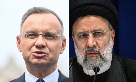 Prezydent Andrzej Duda oświadczył, że jest poruszony informacją o śmierci prezydenta Iranu Ebrahima 