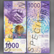 1000 franków szwajcarskich z nowym wzorem