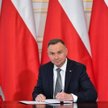 Prezydent RP Andrzej Duda podczas podpisania ustawy z dnia 7 lipca 2022 r. o finansowaniu społecznoś
