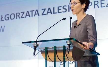 Dyskusję otworzyła Małgorzata Zaleska, prezes GPW.
