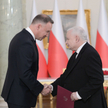 Prezes PiS Jarosław Kaczyński odebrał z rąk prezydenta Andrzeja Dudy nominację na stanowisko wicepre