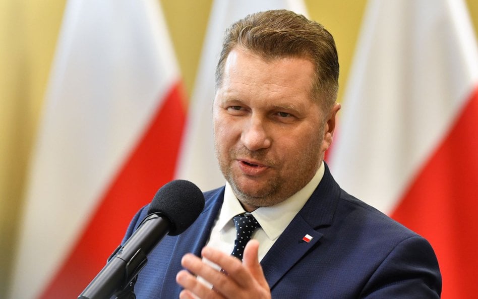 Minister edukacji i nauki Przemysław Czarnek