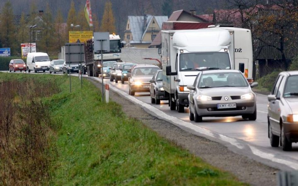 Przebudowa jednego z odcinków drogi do Zakopanego będzie kosztować 615 mln zł