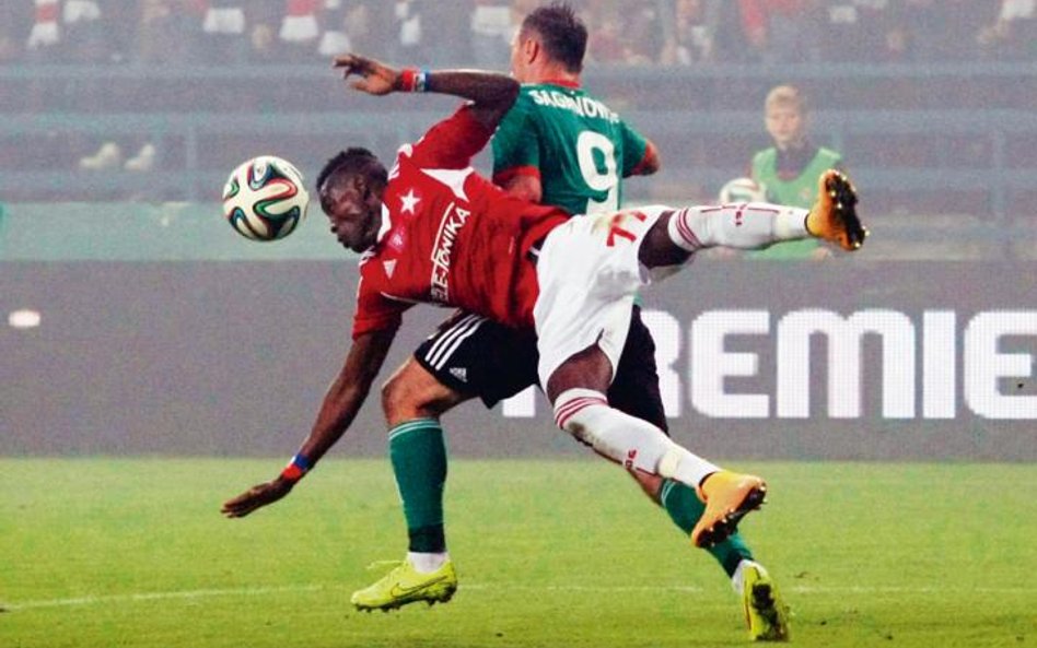 Mecz Wisła – Legia. Wilde Donald Guerrier i Marek Saganowski